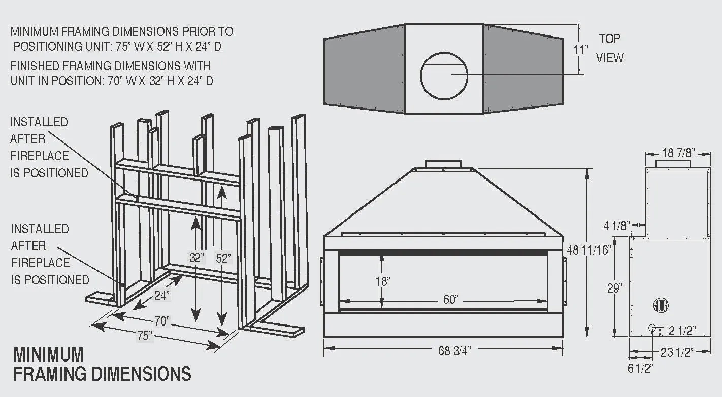 LFP 60" 18" LINEAR B-VENT