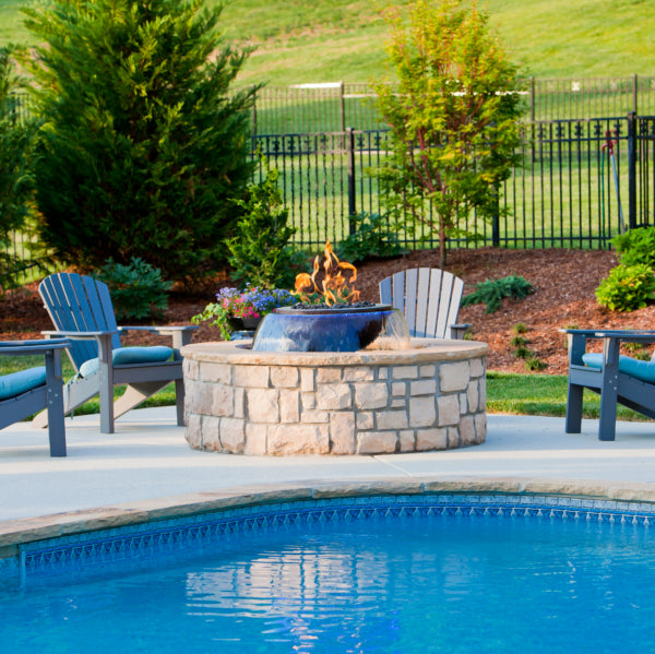 Evolution 360 Hammered Copper Fire and Water Bowl